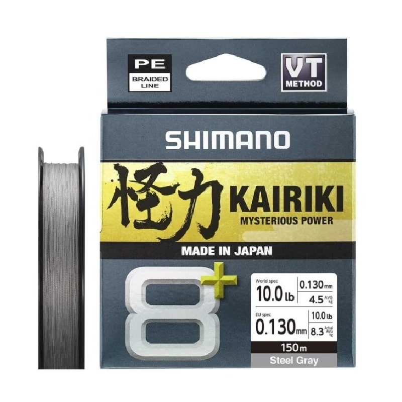 Shimano Line Kairiki 8+ 150m 0,13mm 8,3kg Grey